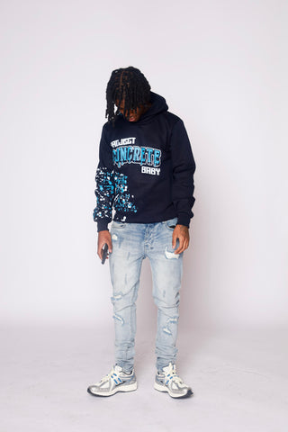 “ UNC ” Paint Splat Hoodie