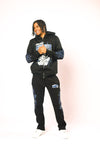 " Blue " Spider Sweatsuit